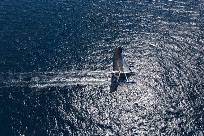 Team Australia, Sean Langman’s giant ORMA 60 trimaran with a crew of 6 attempting to break the record Sydney to Auckland ©  Andrea Francolini Photography http://www.afrancolini.com/